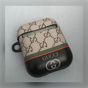 DESIGNER AIRPOD 1 & 2 PROTECTIVE CASE W/KEYRING